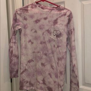 Ivory Ella Marbled Long Sleeve Shirt